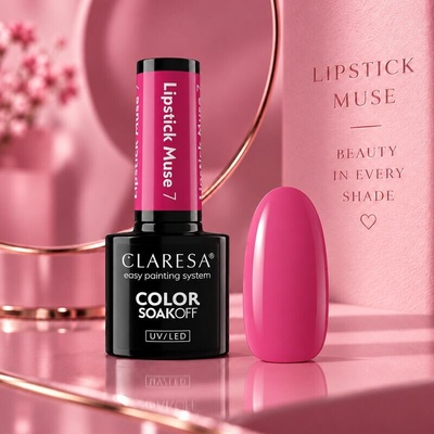Gelový lak CLARESA Lipstick Muse 7 5 ml