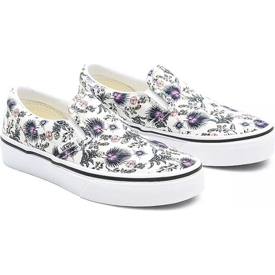 Vans classic slip-on Paradise Floral/True White/True White – Zboží Dáma