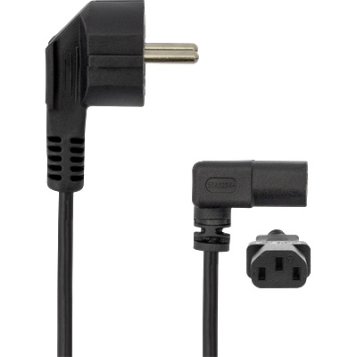 SBOX Кабел sbox, кабел c-13 pc - schuko power, ъглов 90 power-kutni/r (power-kutni/r)
