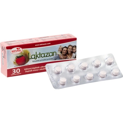 Laktazan 3000 FCC jahodový 30 tabliet