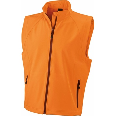 James & Nicholson softshellová vesta JN1022 Orange