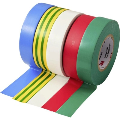 3M 160 Izolačná páska 20 m x 18 mm barevné 5 ks