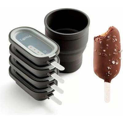 Lékué Лед кремав мухъл, комплект от 4 бр. , кафяв, силикон, Lékué (LKE882265)