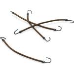 BraveHead Salon Beauty Bungee Bands Hair Binder Brown 12 ks