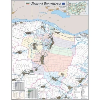 Mapmedia Карта на община Вълчедръм