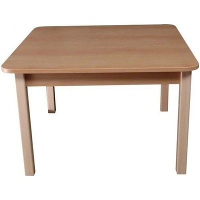 Tomaholz Stůl pro mateřské školy oranžová výška 46 cm tvar cm: čtverec 80x80 – Zboží Dáma