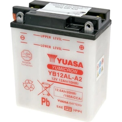 YUASA Yumicron 12V 12Ah 150A right+ YB12AL-A2