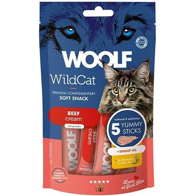 Woolf Wildcat Cream Beef 5 x 14 g