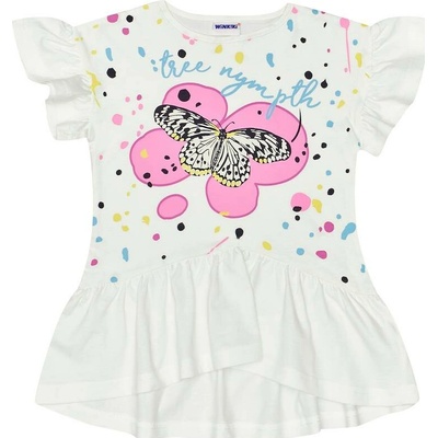 Winkiki kids Wear dívčí tričko Tree Nymph bílá