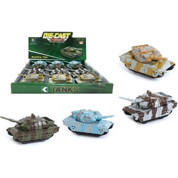 Wiky Vehicles Tank kovový 85 cm 4 asst.