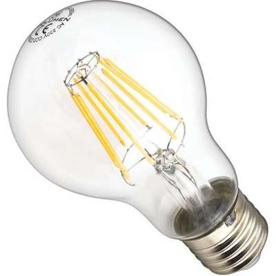 Ledlumen LED žárovka 8W 4xCOS Filament E27 890lm CCD TEPLÁ BÍLÁ