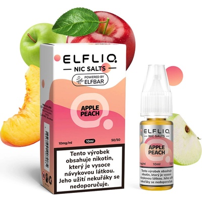 Elfliq Salt Apple Peach 10 ml 10 mg