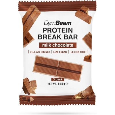 GymBeam Protein Break Bar 3pack 64,5 g – Hledejceny.cz
