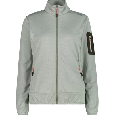 CMP Дамско поларено яке CMP Women's Jacket Jacquard Double Knitted Fleece jacket - Pistacchio - размер 46 (EU) (105-7195-0317)