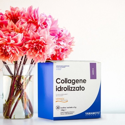 Yamamoto Collagene Idrolizzato Zmes 4 Kolagénov Wild Strawberry 30 vrecúšok