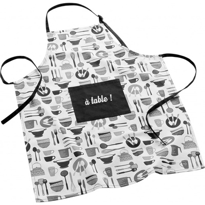 Douceur d'intérieur Kuchyňská zástěra s kapsou 100% bavlna velikost – Zboží Dáma