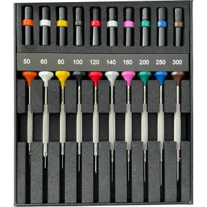 Bergeon Комплект от 10 часовникарски отвертки INOX Bergeon 30081-AC10