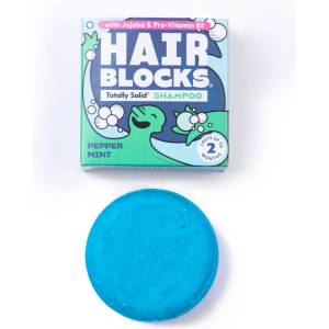 Shower Blocks Solid Shampoo - Peppermint Цвят: син