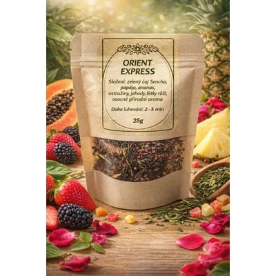 Golden Leaf Zelený čaj Orient Express 25 g