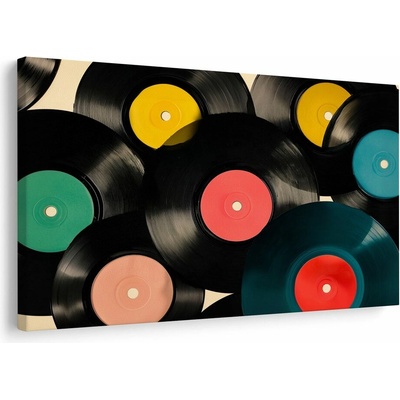 Obraz hudobné retro vinylové platne
