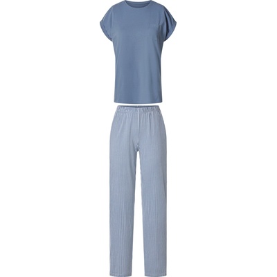 esmara Dámské pyžamo modrá/bílá – Zboží Dáma