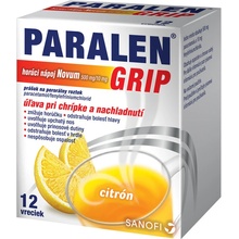 Paralen Horúci nápoj bez cukru 500 mg plo.por.12 x 500 mg