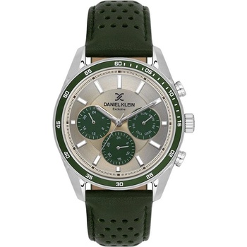 Daniel Klein DK. 1.14221-4 - Мъжки часовник, Exclusive, Кварцов, 43.5mm, 5 ATM, Сив