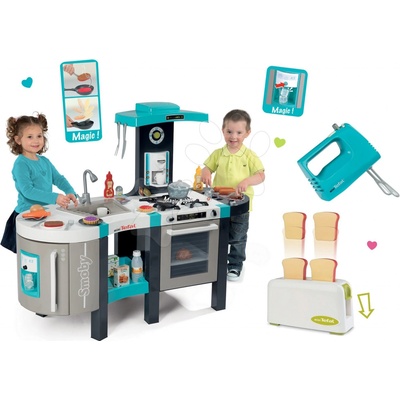 Smoby kuchynka Tefal French Touch a 2 kuchynské spotrebiče Tefal 311206-26