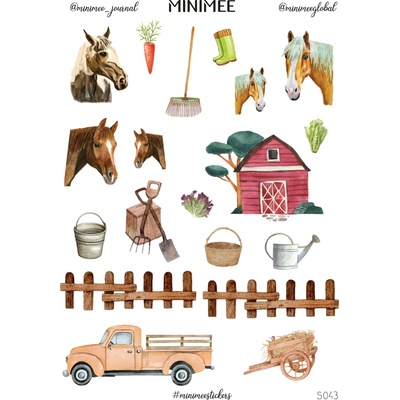 Samolepky MINIMEE Farma