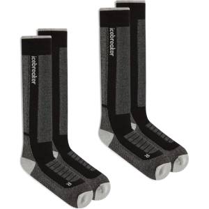 Icebreaker Мъжки ски чорапи Icebreaker Merino Blend Ski+ Medium Otc 2 Pack Ski socks - Black / Ether / Graphite - размер 44, 5-46, 5 (EU) (207-1797-0113)