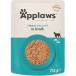 Applaws Tuna Fillet in Broth - Пауч риба тон в бульон за котки, 70 гр 8003