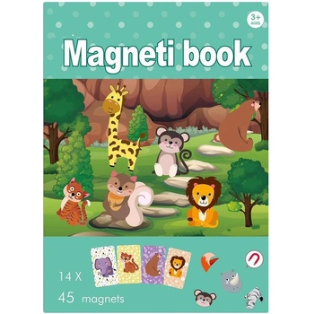 Raya Toys Образователна книжка с магнити Raya Toys - Светът на животните (502119120)