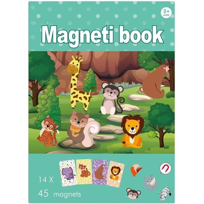 Raya Toys Образователна книжка с магнити Raya Toys - Светът на животните (502119120)