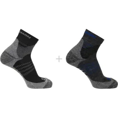 Salomon X Ultra Access Quarter 2 Pack Anthracite Black