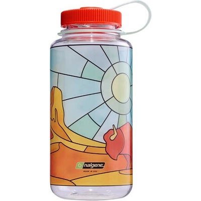 Nalgene Wide Mouth 1l Clear Stained Glass