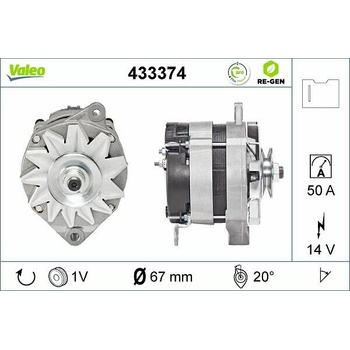 Alternátor VALEO 433374