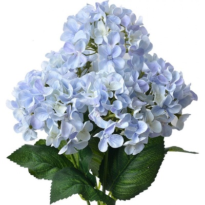Fialkovo-modrá umělá květina hortenzie Hydrangea - 15*15*45 cm - Clayre & Eef