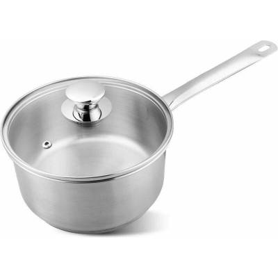 MagicHome Rajnica Chloe, 18 cm, 2 lit. se skleněnou poklicí, nerez
