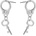 Silenti Jewelry Сребърни обеци "Белезници