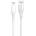 DeTech Кабел за данни DeTech DE-44i2, Lightning, 2.0m, Бял - 40268
