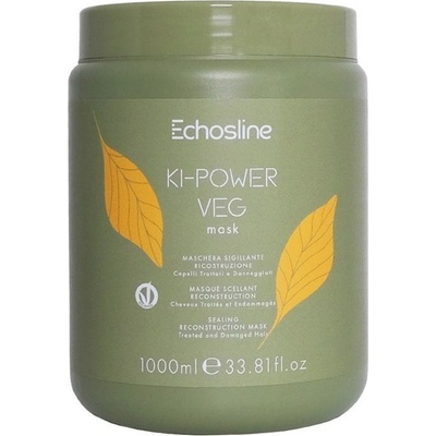 Echosline Ki-Power Veg Mask regeneračná maska pre poškodené vlasy 1000 ml