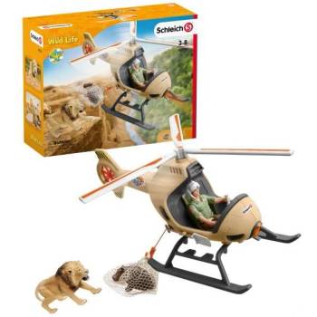 Schleich Wild Life: Хеликоптер за спасяване на животни - Schleich (1270899)