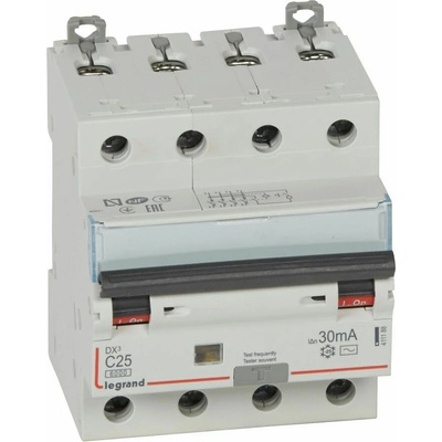Legrand DX3 C25/30mA/4p/AC 411188