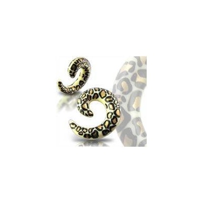 Šperky4U roztahovák do ucha tygrovaný EP01035 EP01035-03 – Zboží Mobilmania