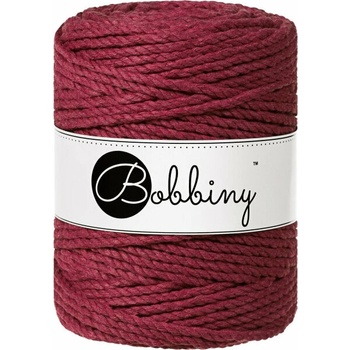 Bobbiny 3PLY Macramé Rope 5 mm 100 m Wine Red юта (TX-E055)