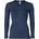 Engel Дамско копринено термобельо Engel Women's Undershirt L/S Merino base layer - Navy - размер 42/44 (EU) (114-0634-1014)