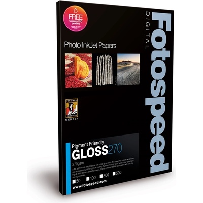 Fotospeed PF Gloss 270 g/m2 - A4, 500 Чаршафи (7D323)