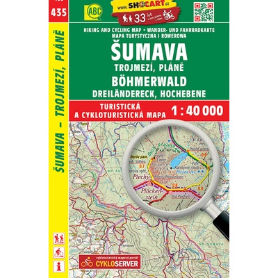 Šumava Trojmezí Pláně1:40 000