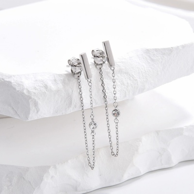 Jan Kos jewellery stříbrné náušnice MHT-3035/SW00