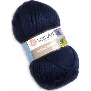 YARNART Alpine Maxi 674 Navy Blue Плетива прежда (Alpine Maxi 674)